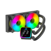 ANT ESPORTS ICE FLOW 240MM AIO LIQUID COOLER ARGB BLACK