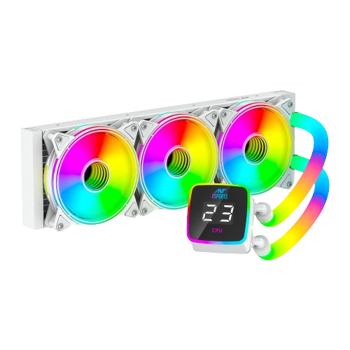 ANT ESPORTS ICE GLOW 360MM AIO LIQUID COOLER ARGB WHITE