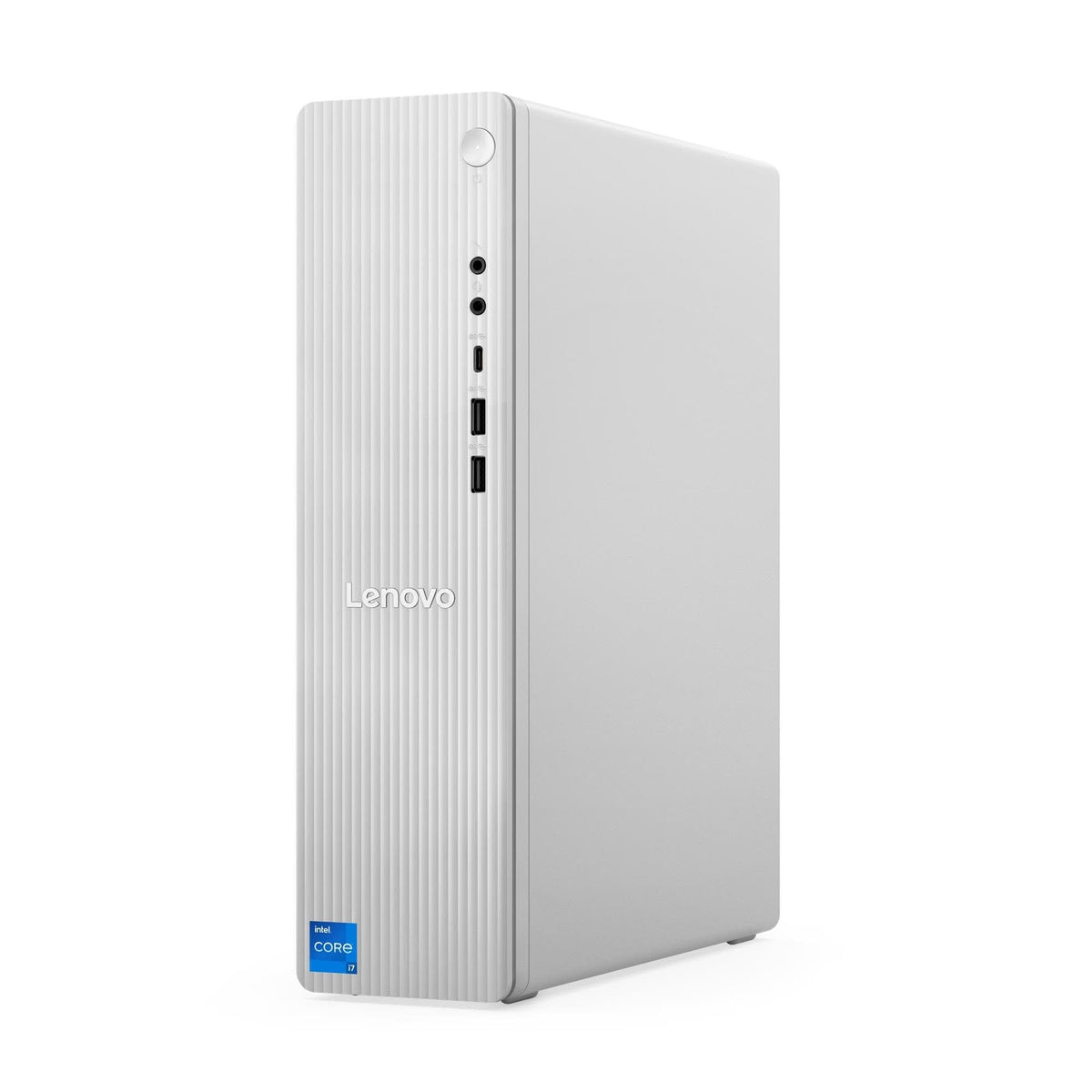 Lenovo IdeaCentre Tower 90XW007FIN Desktop, Intel Core i3-1315U, 8GB DDR5 RAM, 512GB SSD, Windows 11 Home, 1 Year Warranty, Grey