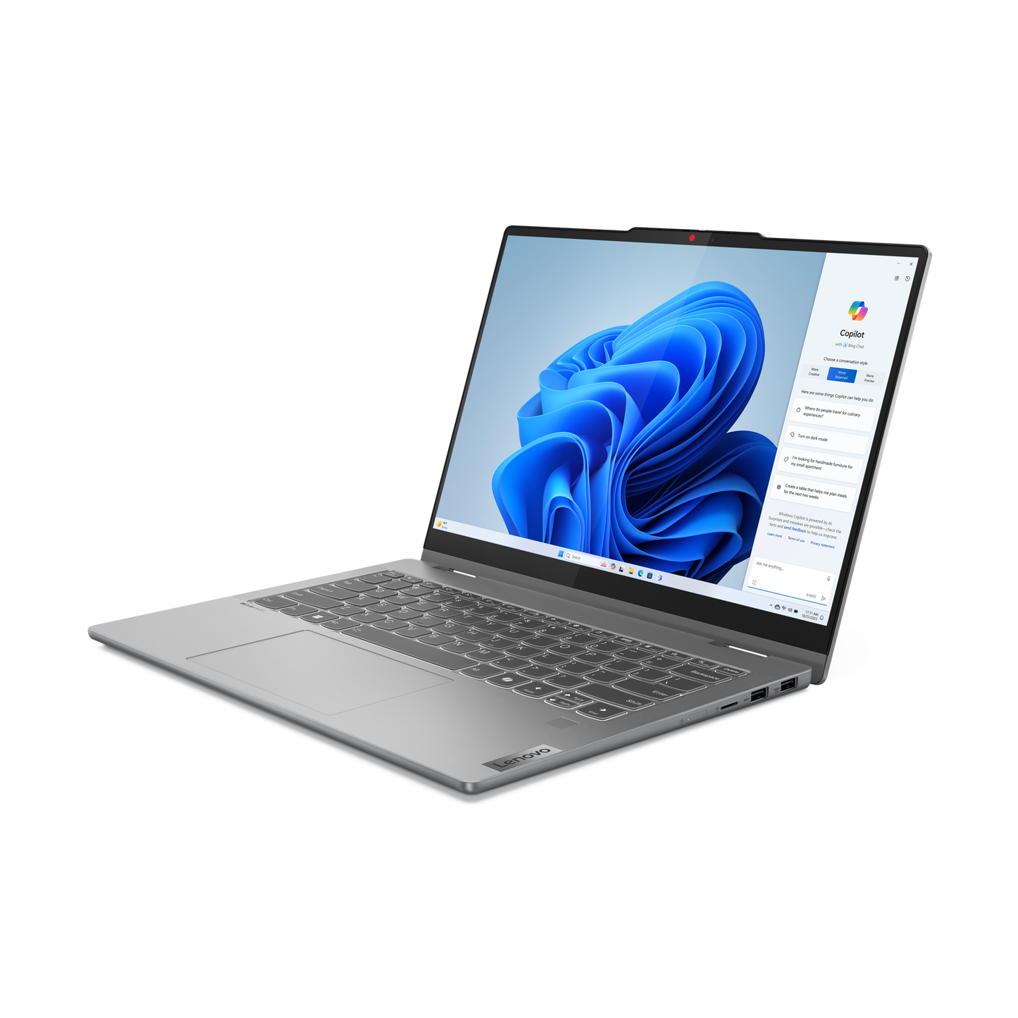 LENOVO IDIAPAD 5 2 IN 1 83KX004RIN [CI7-13620H 13TH GEN/16GB/512GB SSD/WIN11 HOME+MSO/14.0 INCH TOUCH/INTEGRATED GRAPHICS /1 YEAR(S)/GREY]