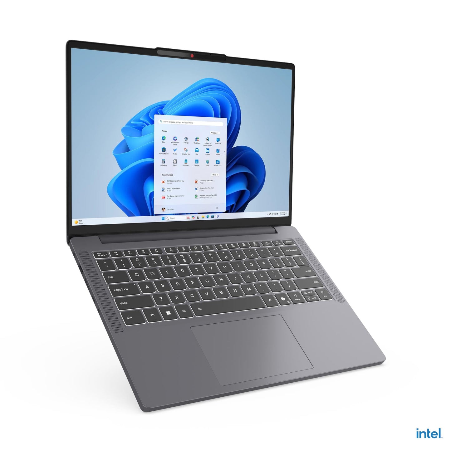 Lenovo IdeaPad Slim 3, 13th Gen Intel Core i5-13420H, 16GB, 512GB SSD, Intel Integrated UHD, 14 Inch WUXGA, Win 11 Home, MS Office 2024, Luna Grey, 83K000B8IN