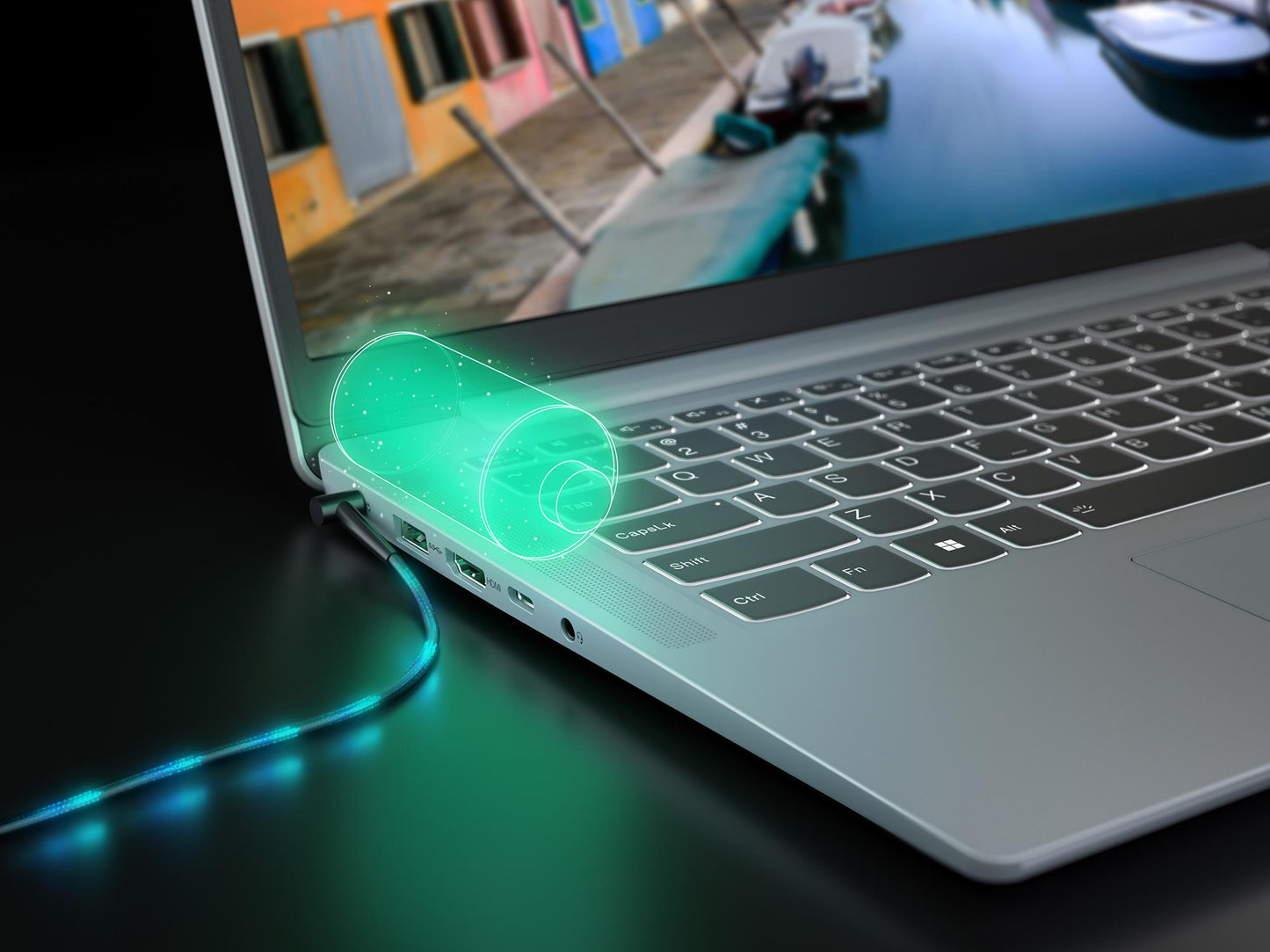 LENOVO IdeaPad Slim 3 14IRU8, Intel Core i3-1315U, 8GB Soldered LPDDR5-4800, 512GB SSD M.2 2242 PCIe 4.0x4 NVMe, Intel UHD Graphics, 14" FHD (1920x1080), 1.37 kg, Windows 11+ Office Home 2024, Wi-Fi 6, BT5.2, 82X6005KIN