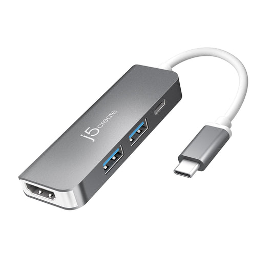J5Create USB-C to HDMI & USB 3.0 2-Port with Power Delivery