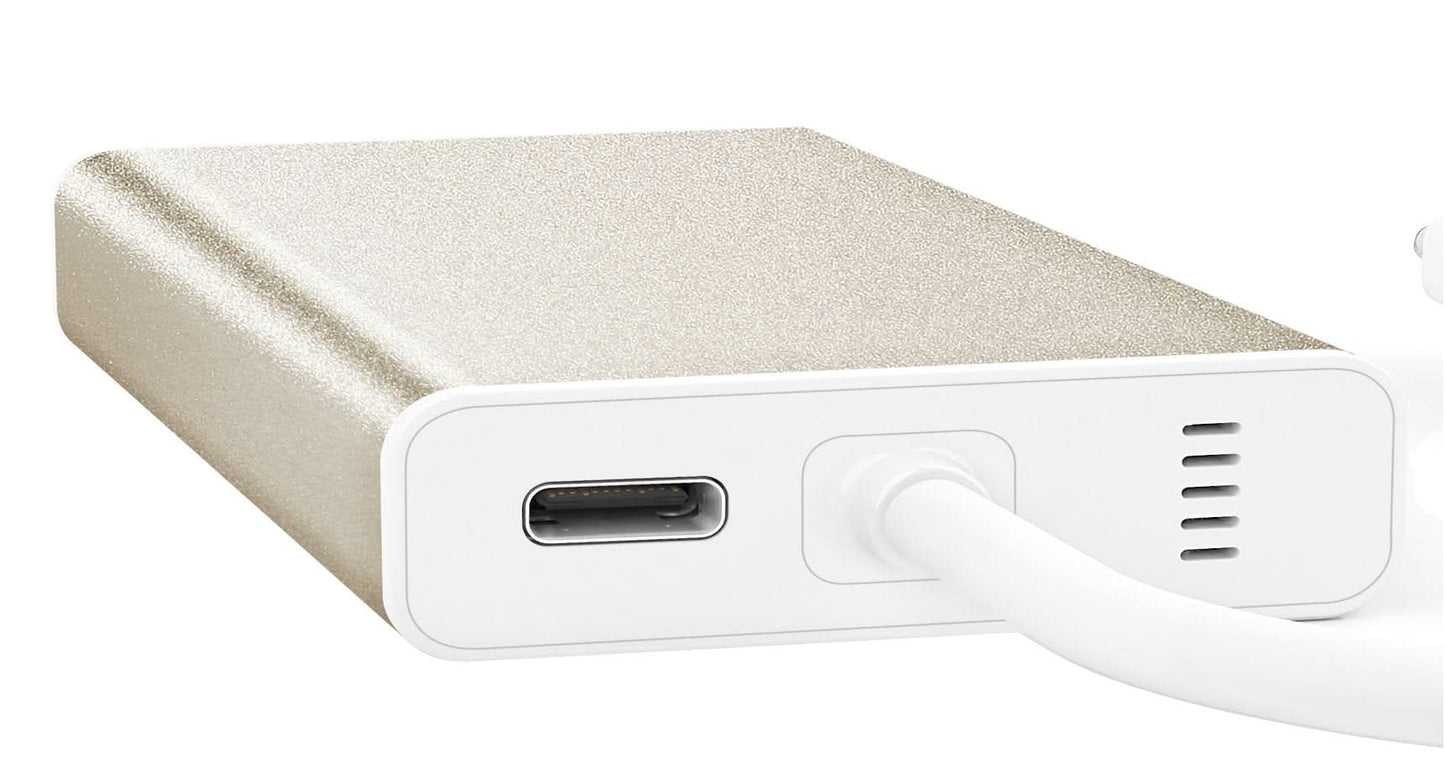 J5CREATE JCD381 USB Type Dual HDMI Mini Dock-Ethernet/ USB 3.1 HUB / PD2.0