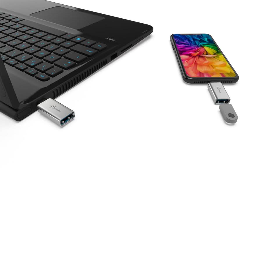 J5CREATE USB 3.1 Type-C to Type-A Adapter