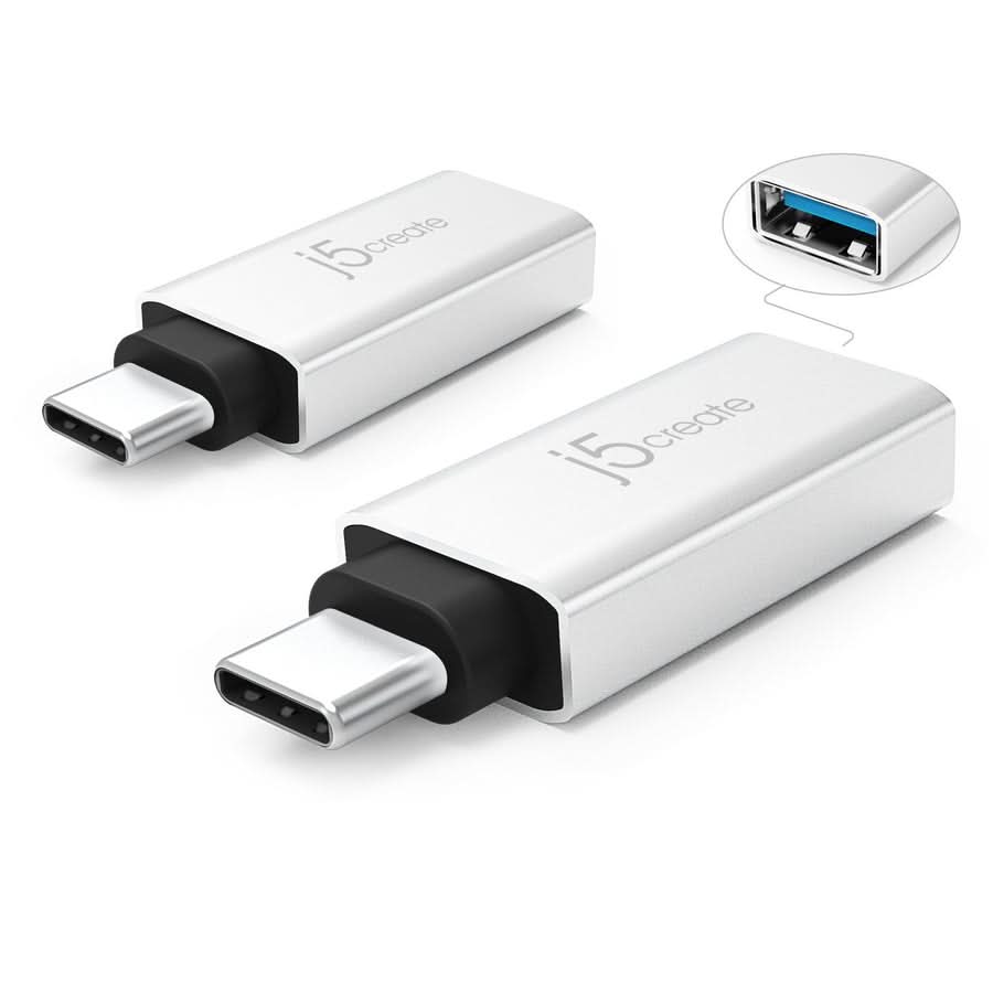 J5CREATE USB 3.1 Type-C to Type-A Adapter