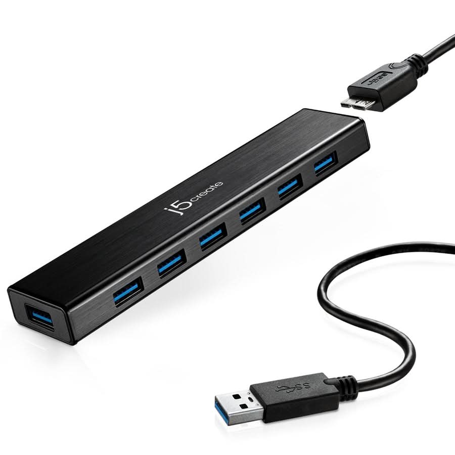J5CREATE USB 3.0 7-Port HUB