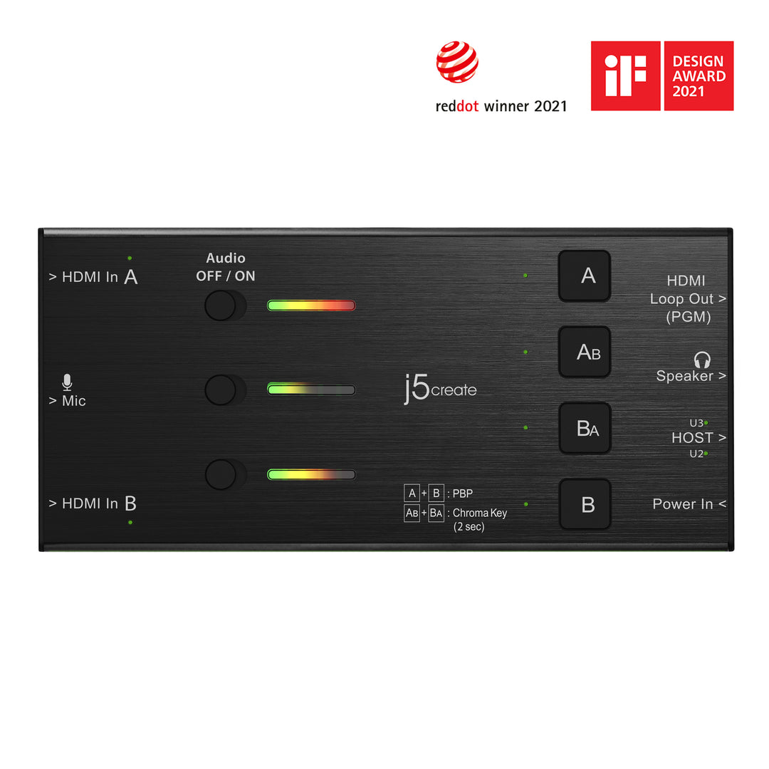 J5CREATE DUAL HDMI VIDEO CAPTURE