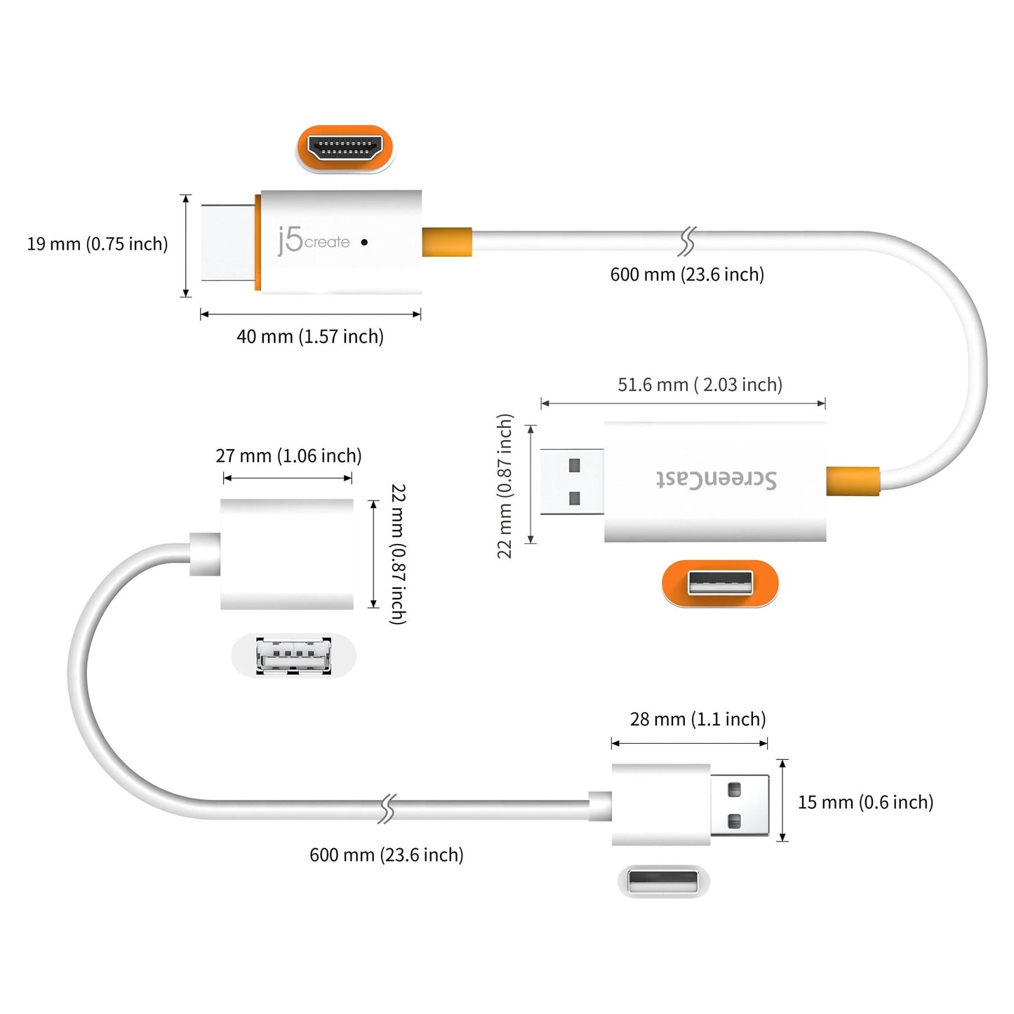 J5CREATE JVAW54 ScreenCast HDMI Wireless Display