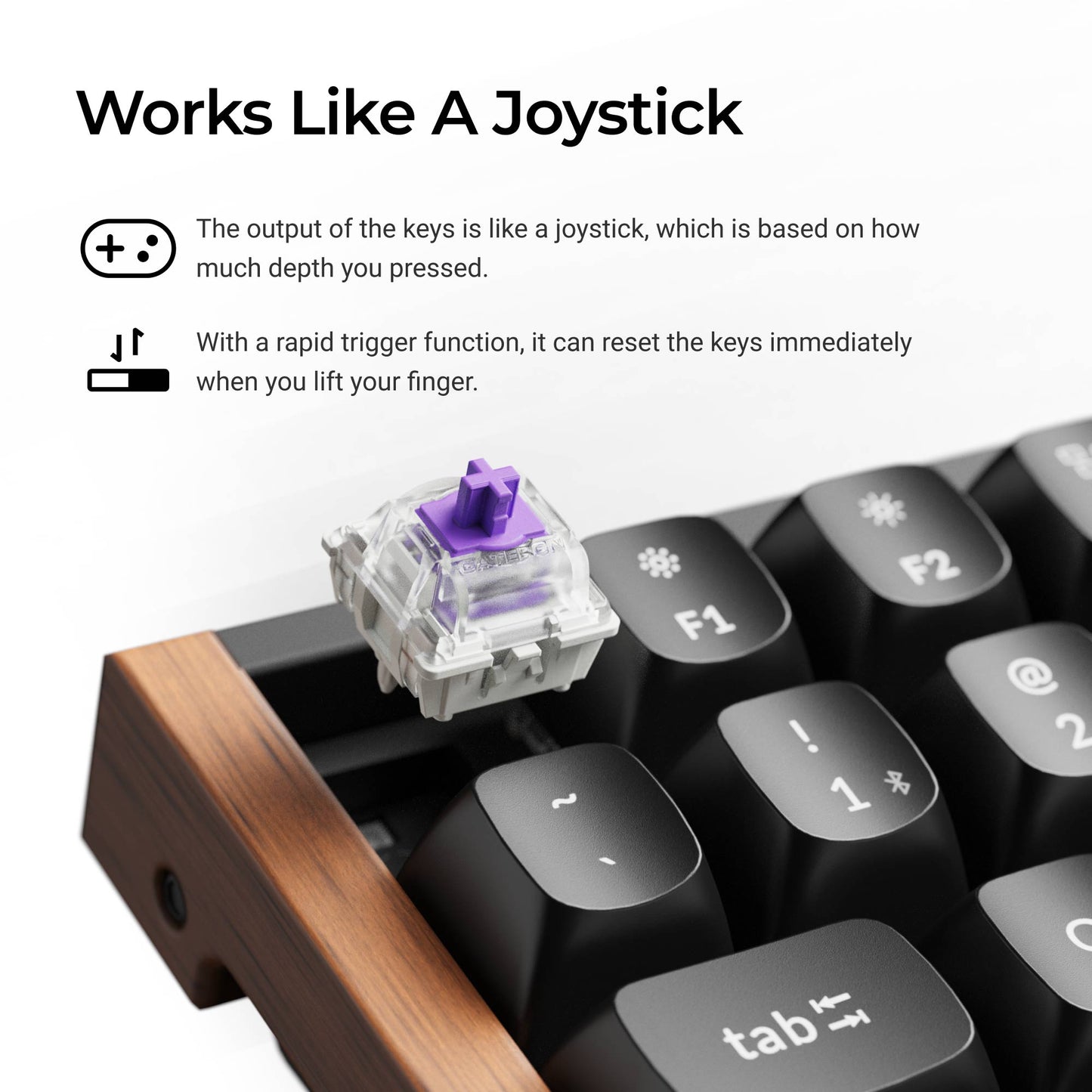 Keychron K4 HE Wireless Magnetic Switch Custom Keyboard Black