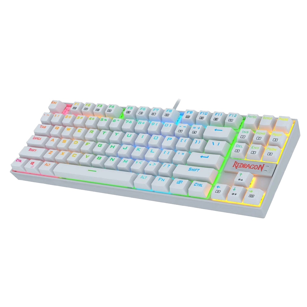 REDRAGON K552-RGB KUMARA (WHITE) BLUE SWITCH