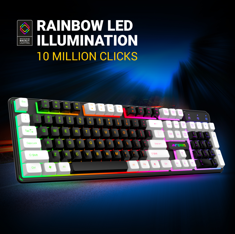 Ant Esports MK1400 Wired Membrane Gaming Keyboard (BIS.R-41183733)