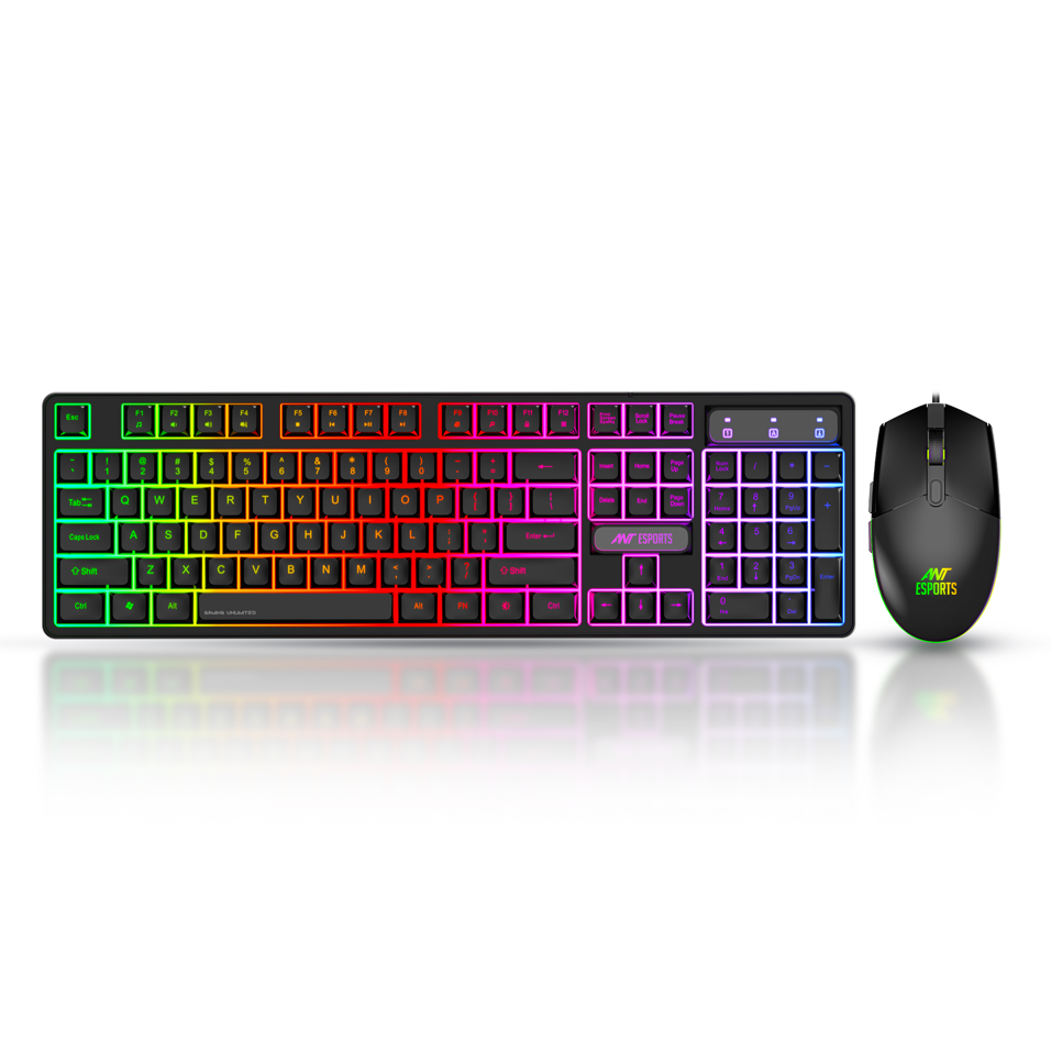 ANT ESPORTS KM1600 WIRED GAMING KEYBOARD AND GAMING MOUSE COMBO (BIS.R-41183733)
