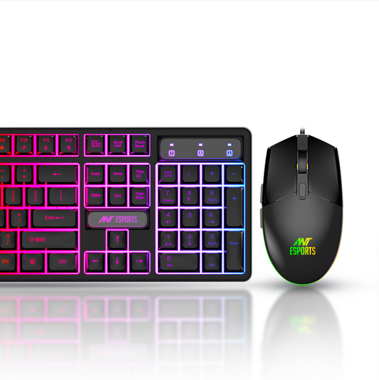 ANT ESPORTS KM1600 WIRED GAMING KEYBOARD AND GAMING MOUSE COMBO (BIS.R-41183733)