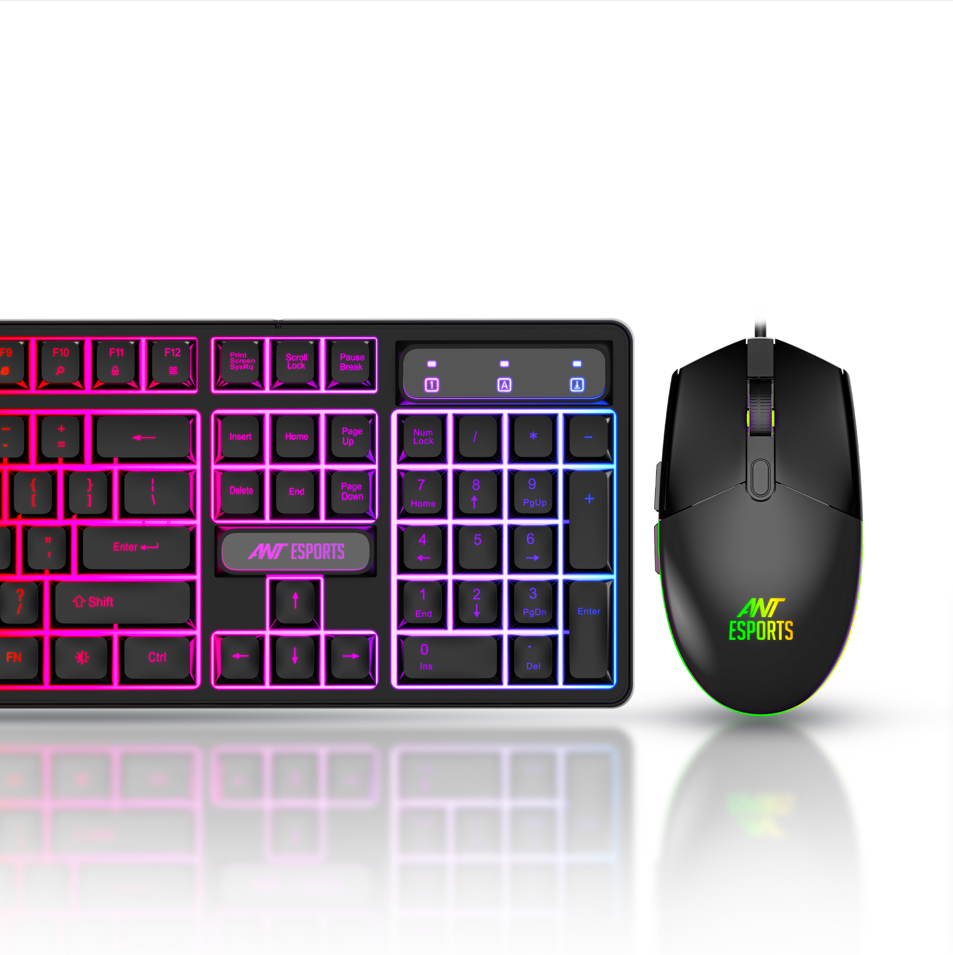 ANT ESPORTS KM1600 WIRED GAMING KEYBOARD AND GAMING MOUSE COMBO (BIS.R-41183733)