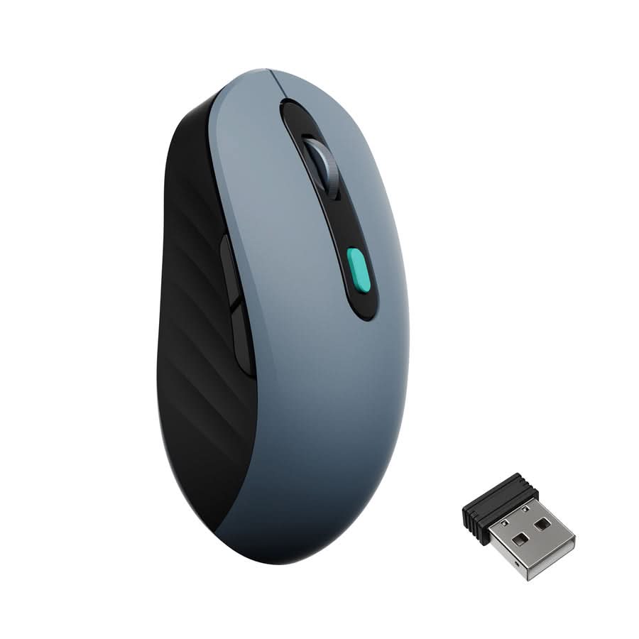 Keychron BM25 Wireless Mouse, PAW3212 Sensor, 2400 DPI, 1000Hz Polling Rate, Bluetooth 5.2, 2.4GHz, USB Type-C, Black