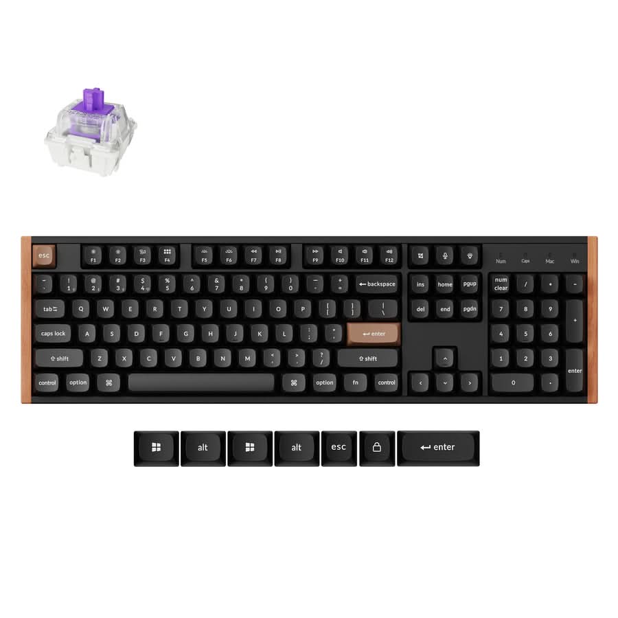 Keychron K10 HE K10H-F1 Wireless Magnetic Switch Gaming Keyboard