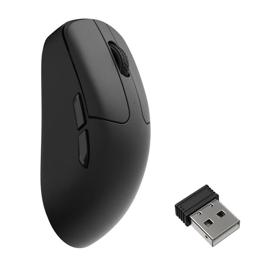 Keychron M2 Wireless Mouse, PixArt 3950 Sensor, 30000 DPI, 8000Hz Polling Rate, 2.4GHz, Bluetooth, USB Type-C, Black