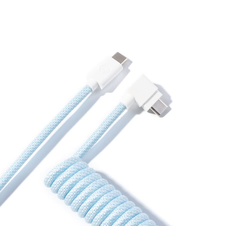 Keychron Coiled Aviator Cable, USB Type-C Keyboard Cable, 5-Pin GX12, 136cm