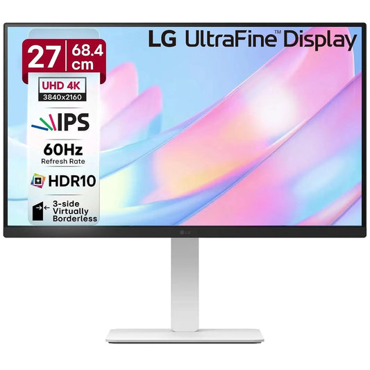 LG 27US550 27 Inch Ultrafine UHD IPS Panel HDR10 Borderless Anti-Glare Monitor