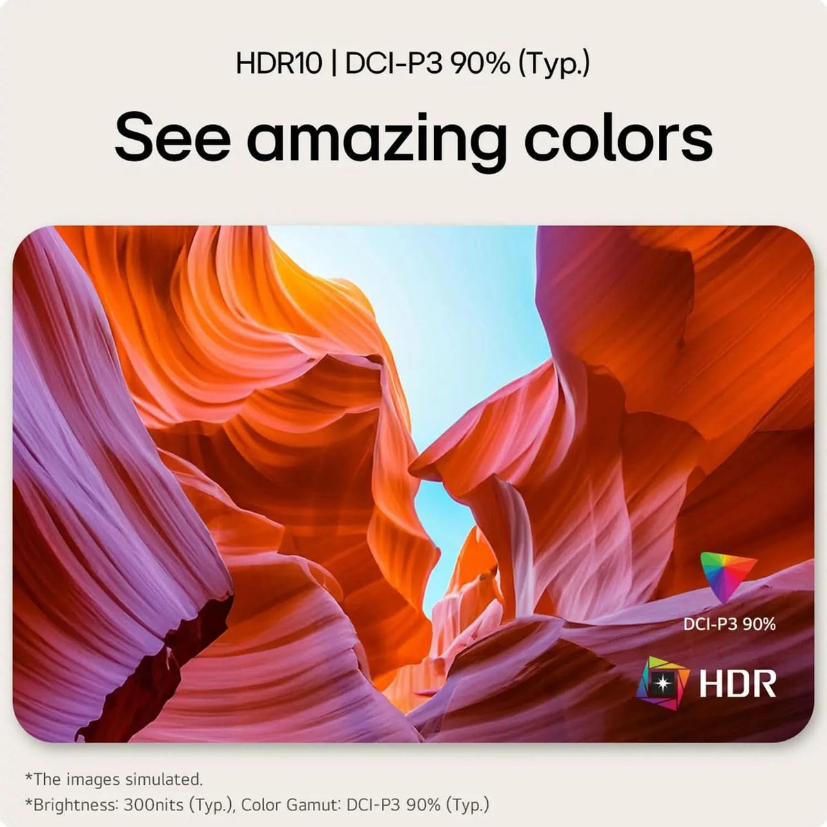 LG 27US550 27 Inch Ultrafine UHD IPS Panel HDR10 Borderless Anti-Glare Monitor