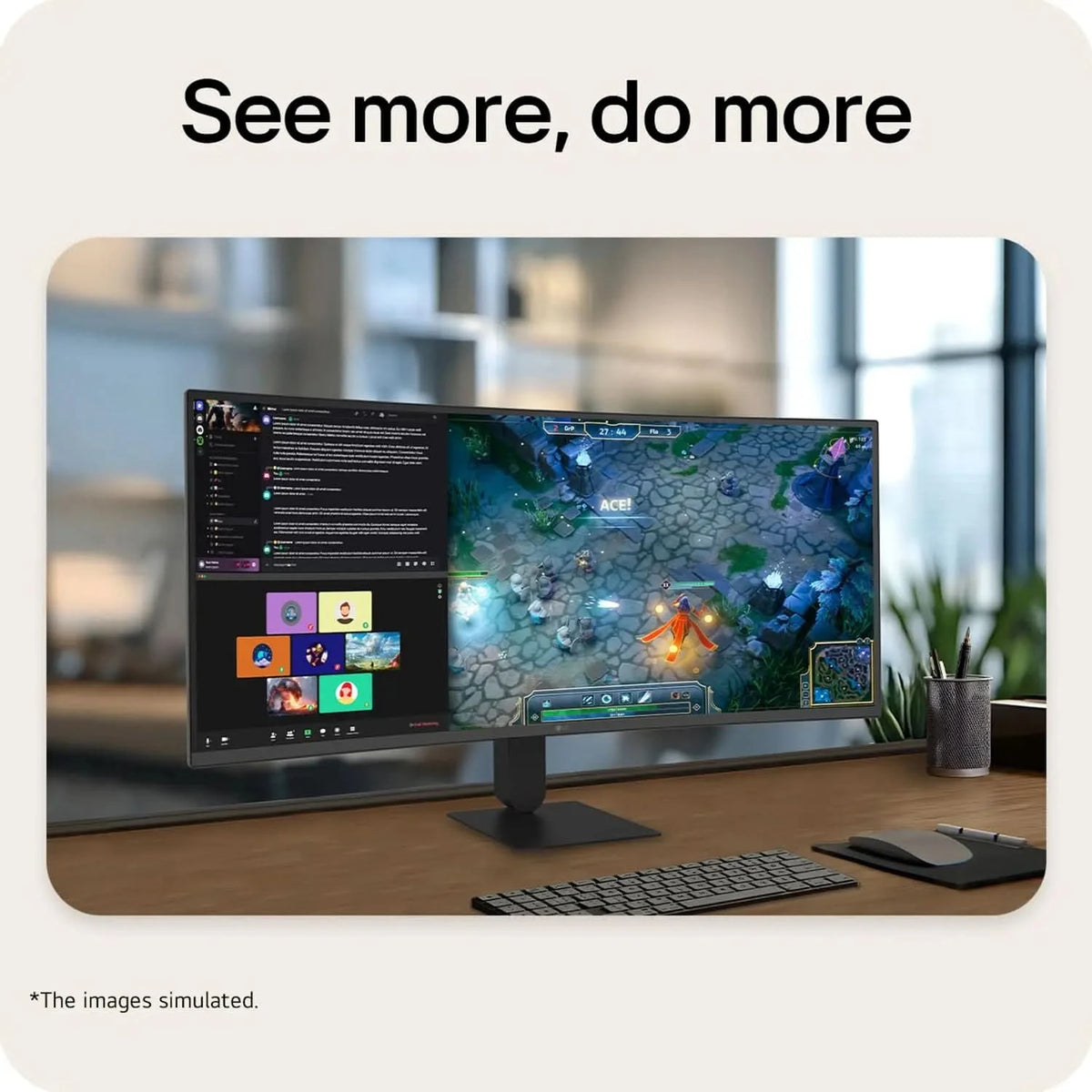 LG 34U640B 34 Inch UltraWide WQHD 144Hz sRGB 99% Curved Monitor