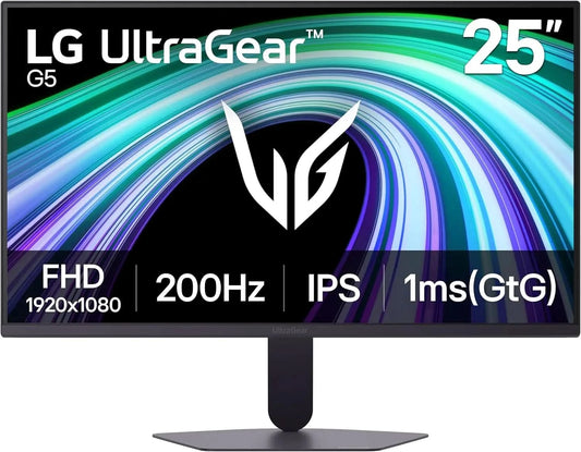 LG 25G523B-B 25-inch Ultragear Full HD (1920 x 1080) IPS 200Hz Gaming Computer