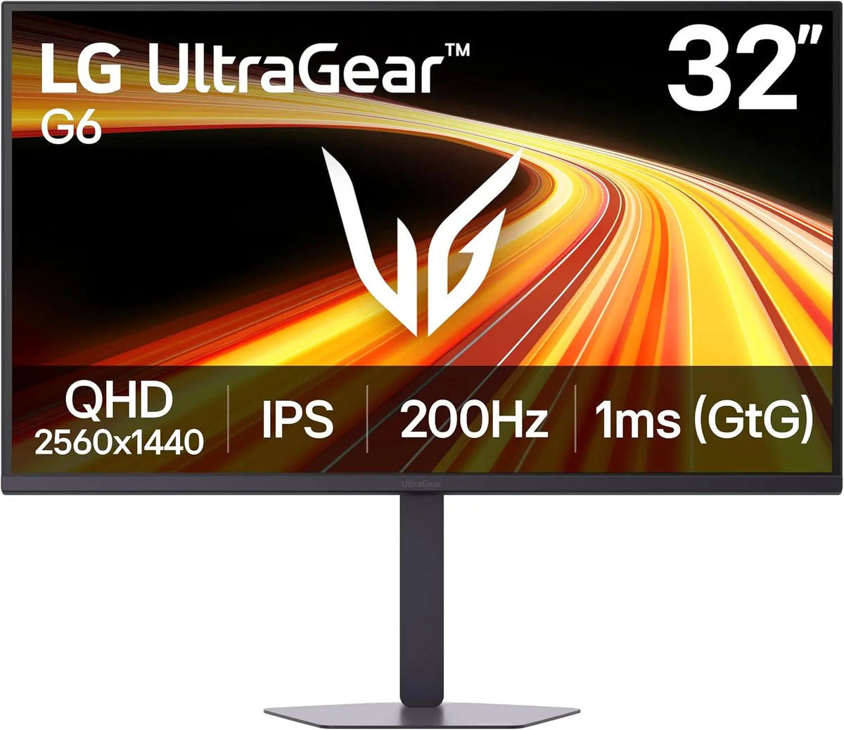 LG 32G620B-B 32-inch Ultragear IPS QHD 200Hz 1ms G-Sync Gaming Monitor