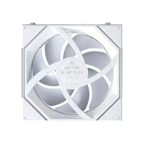 LIAN LI UNI FAN SL-INF FLEX Reverse Blade 120mm ARGB Case Fan, 3-Pack, White