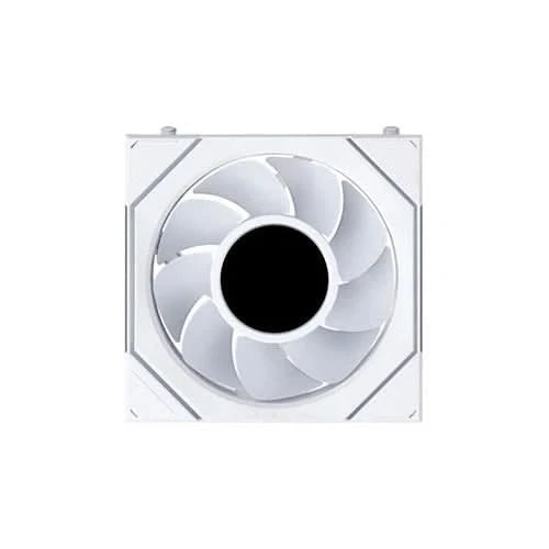LIAN LI UNI FAN SL-INF LCD FLEX Reverse Blade 120mm ARGB Case Fan, 3-Pack, White