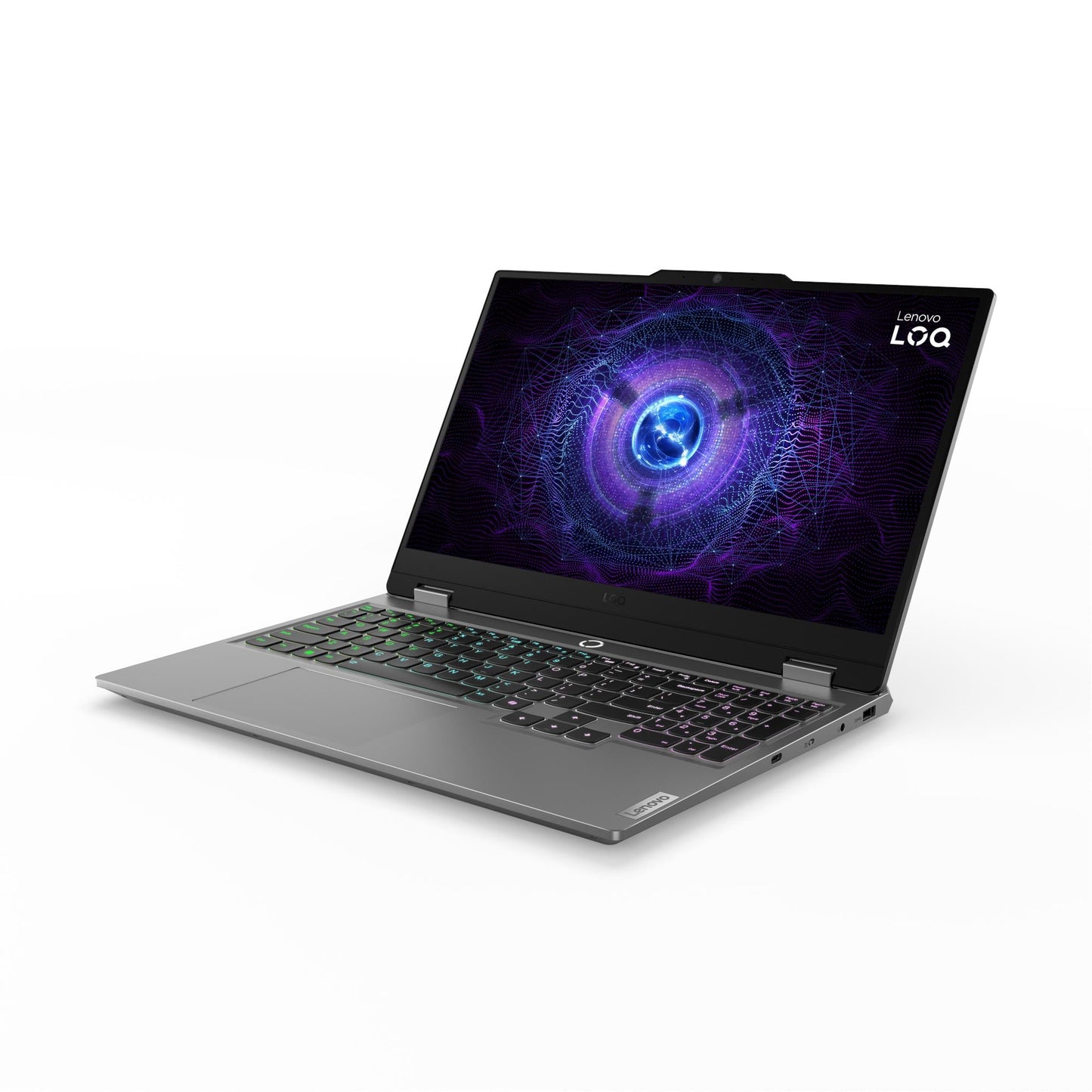 Lenovo LOQ - Intel Core i5-13450HX 15.6" (39.6cm) 83DV018KIN Gaming Laptop (24GB/512GB SSD/ Full HD Display/ NVIDIA GeForce RTX 3050 6GB GDDR6/ E-shutter/ 4-Zone RGB Backlit/ Anti-glare /Windows 11 Home/ Office Home 2024/1Year Warranty/Luna Grey/ 2.38Kg)