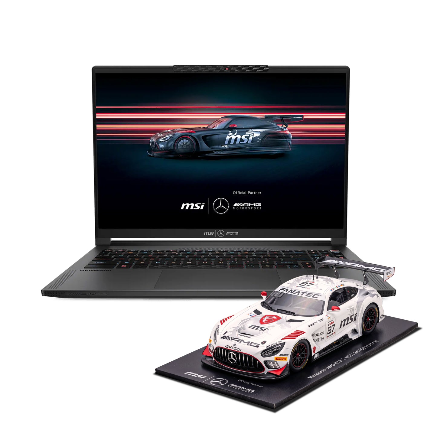 MSI STEALTH A16 MERCEDES AMG AI+ A3XWGG-060IN [AI R9-370HX/32GB/2TB SSD/WIN11 HOME/16.0"/8GB-RTX5070 GRAPHICS/2 YEAR(S)/GREY]