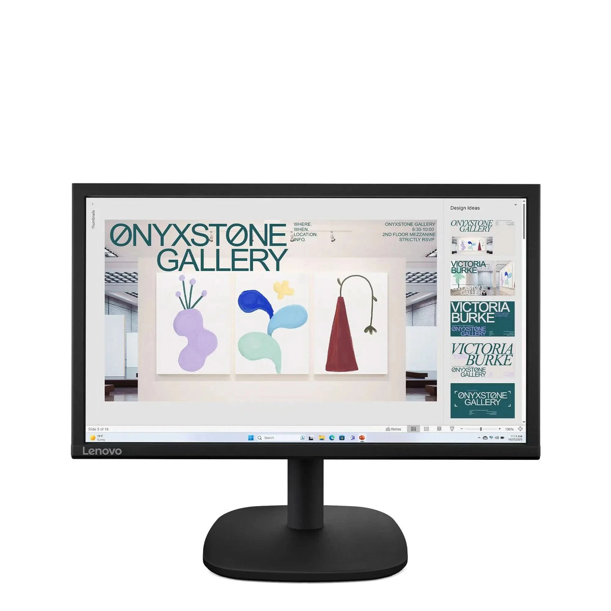 Lenovo D20-39 19.5 Inch LED Monitor, HD+ Display, 100Hz Refresh Rate, HDMI, VGA, Black