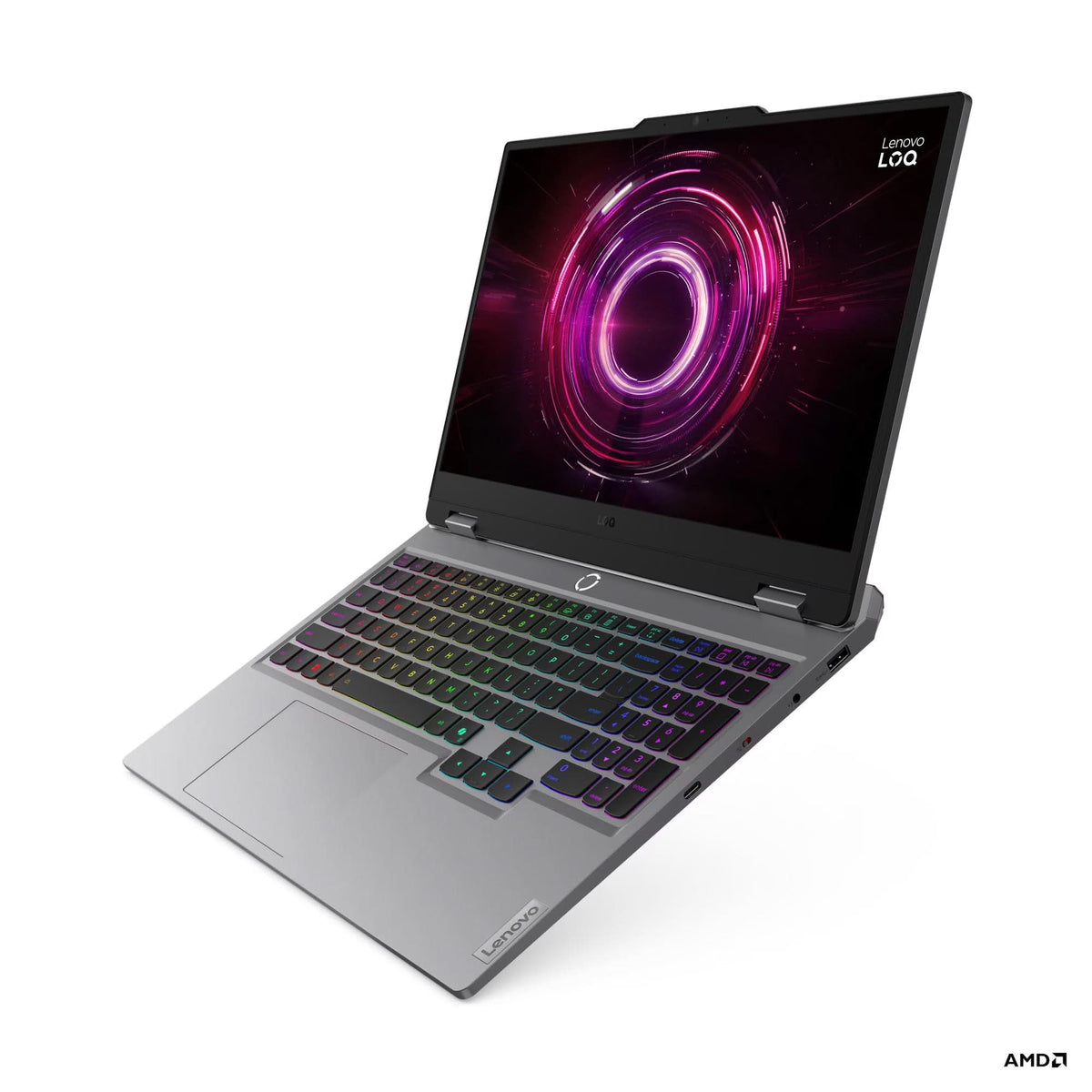 Lenovo LOQ , AMD Ryzen 7 250, 16GB DDR5 RAM, 512GB SSD, GeForce RTX 5060 8GB GDDR7, 15.6 inch, FHD,Windows 11 Home, MS Office Home 2024, Grey, 1 year Warranty, 83JG00H1IN