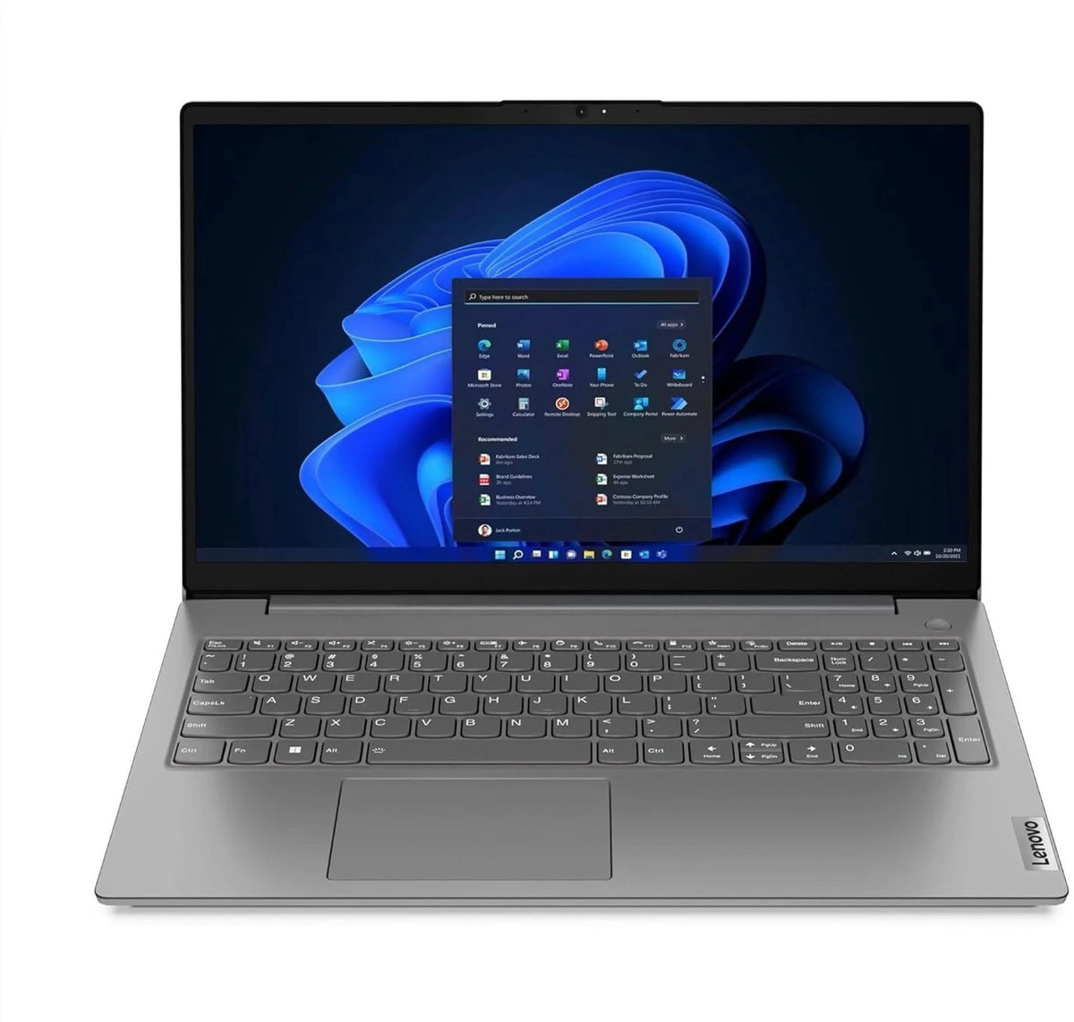 Lenovo V15 AMD Ryzen 7 Octa Core 7th Gen 7730U, 16 GB RAM, 512 GB SSD, 15.6 Inch, Windows 11 Home, MS Office, Grey, 1.65 Kg,Thin and Light Laptop, 83CRA01SIN