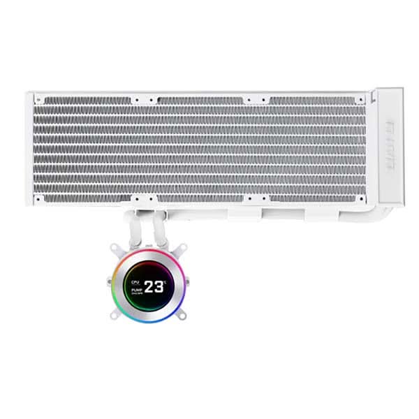 Lian Li Hydroshift II LCD-C 360N Fanless CPU Liquid Cooler (White)