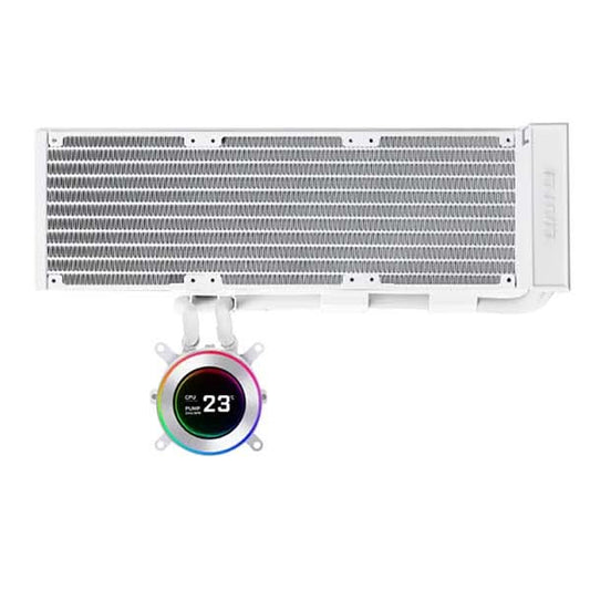 Lian Li Hydroshift II LCD-C 360N Fanless CPU Liquid Cooler (White)