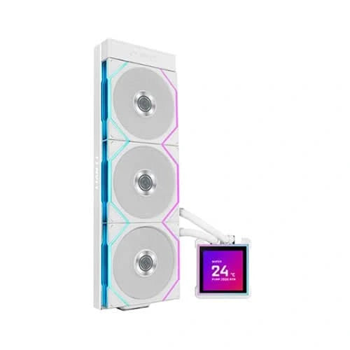 Lian Li HydroShift II LCD-S 360TL White, 360mm AIO Liquid CPU Cooler