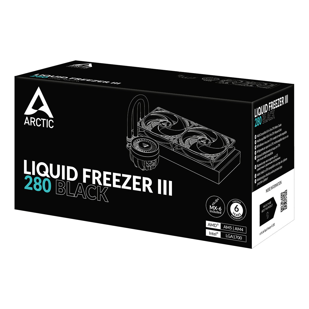 ARCTIC LIQUID FREEZER III-280 (BLACK)– Vishal Peripherals