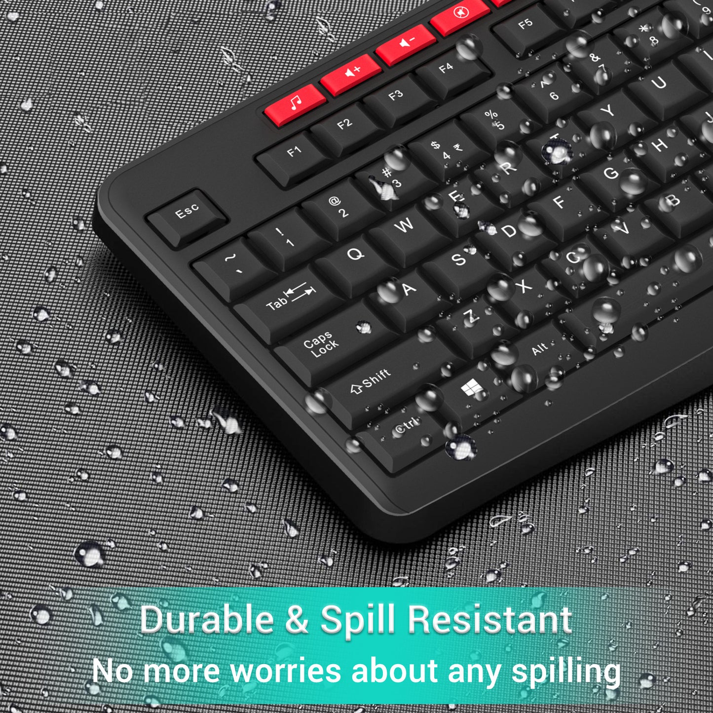 Ant WK200 Professional Wireless Keyboard & Mouse Combo Black (R-41285455) (ETA-SD-20241110953) (ETA-SD-20241110999)