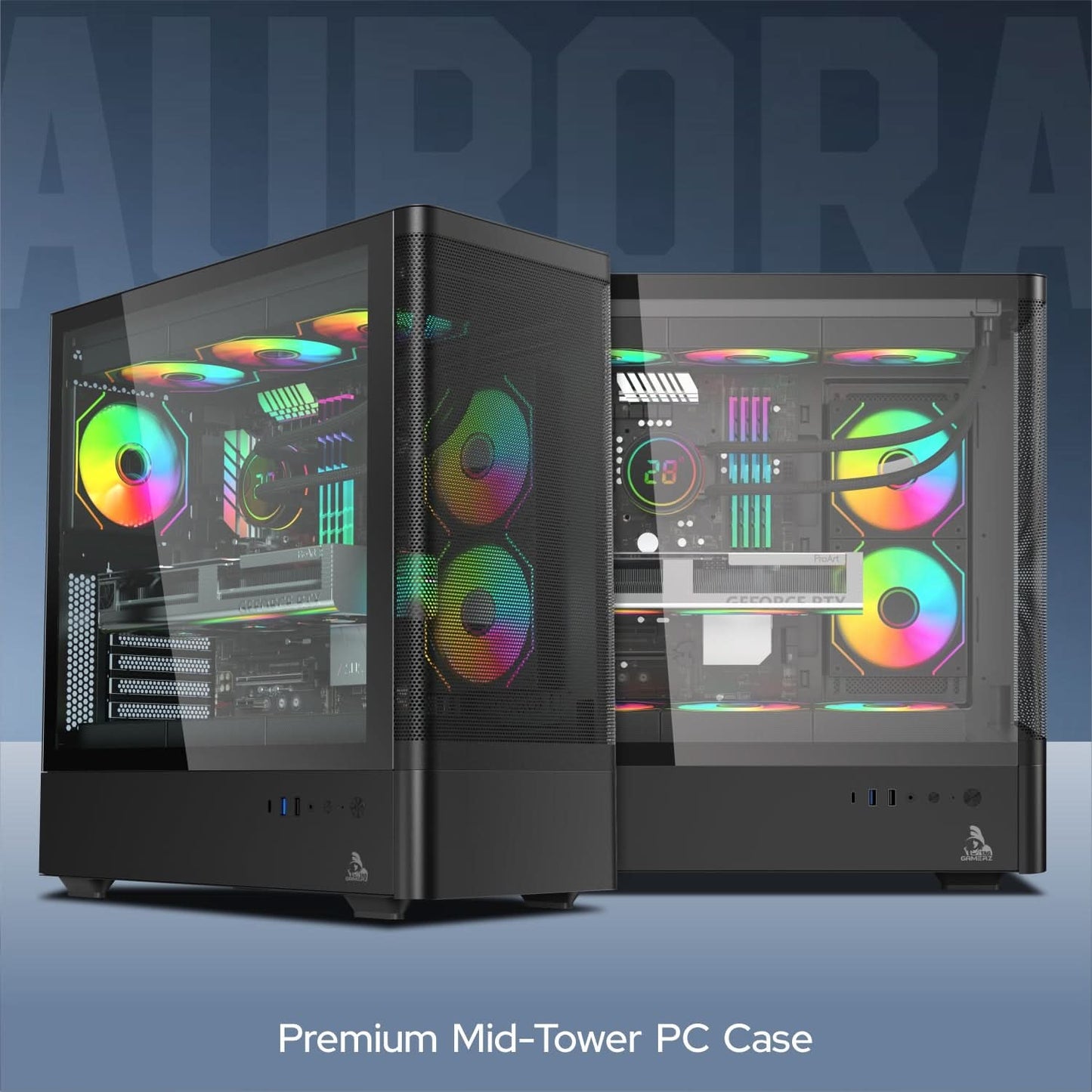 TAG Gaming Aurora M Mid Tower Cabinet Black