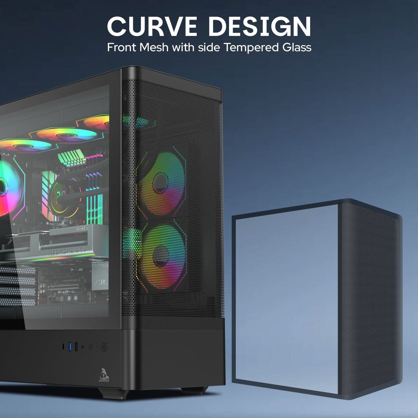 TAG Gaming Aurora M Mid Tower Cabinet Black