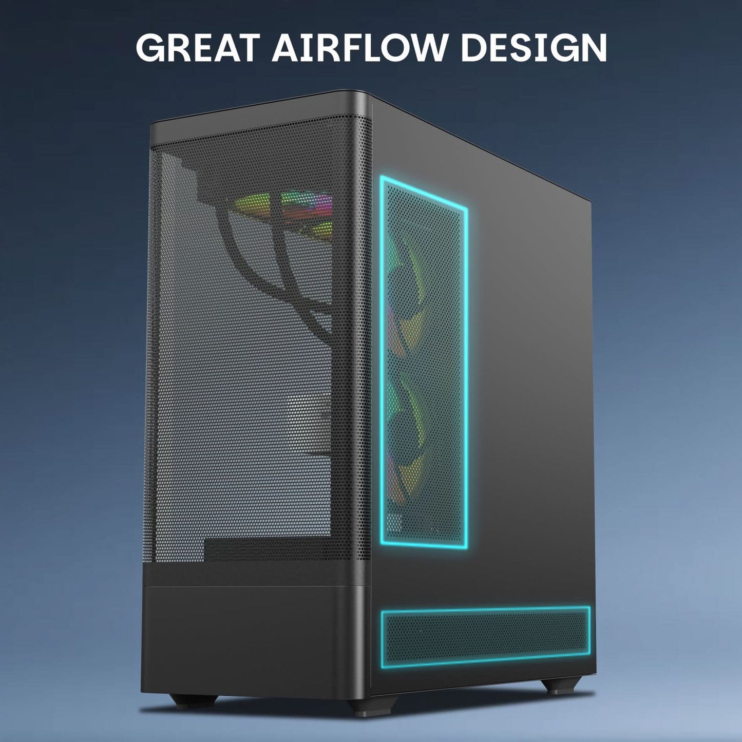 TAG Gaming Aurora M Mid Tower Cabinet Black