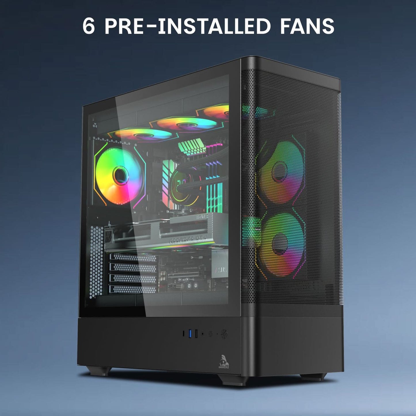 TAG Gaming Aurora M Mid Tower Cabinet Black