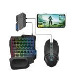 ANT ESPORTS MG401, MOBILE GAMING COMBO, 4 IN1 FOR PUBG, COD GAMES - BLACK