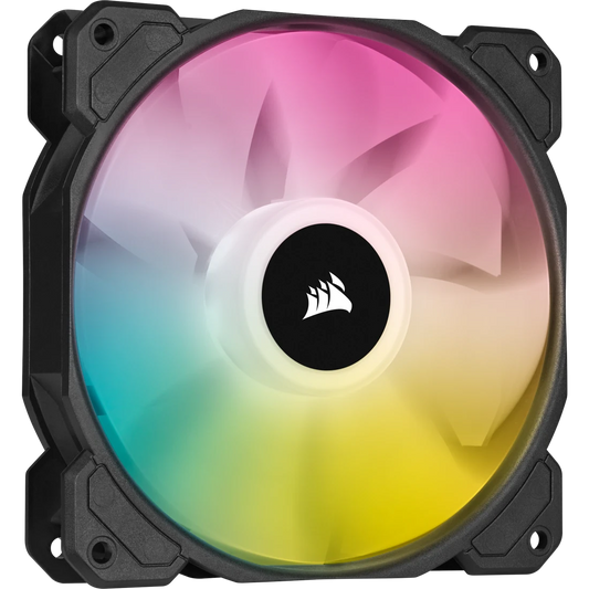 CORSAIR SP SERIES SP120 RGB ELITE 120MM RGB LED FAN WITH AIRGUIDE SINGLE PACK CO-9050108-WW