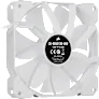 CORSAIR SP SERIES SP120 RGB ELITE 120MM RGB LED FAN WITH AIRGUIDE SINGLE PACK - WHITE CO-9050108-WW