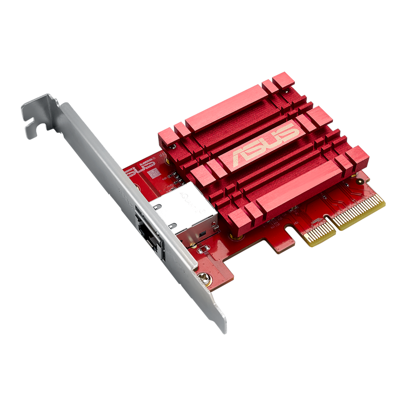 ASUS XG-C100C 10Gbps PCIe Network Adapter, 10GBase-T, RJ45, PCIe 3.0