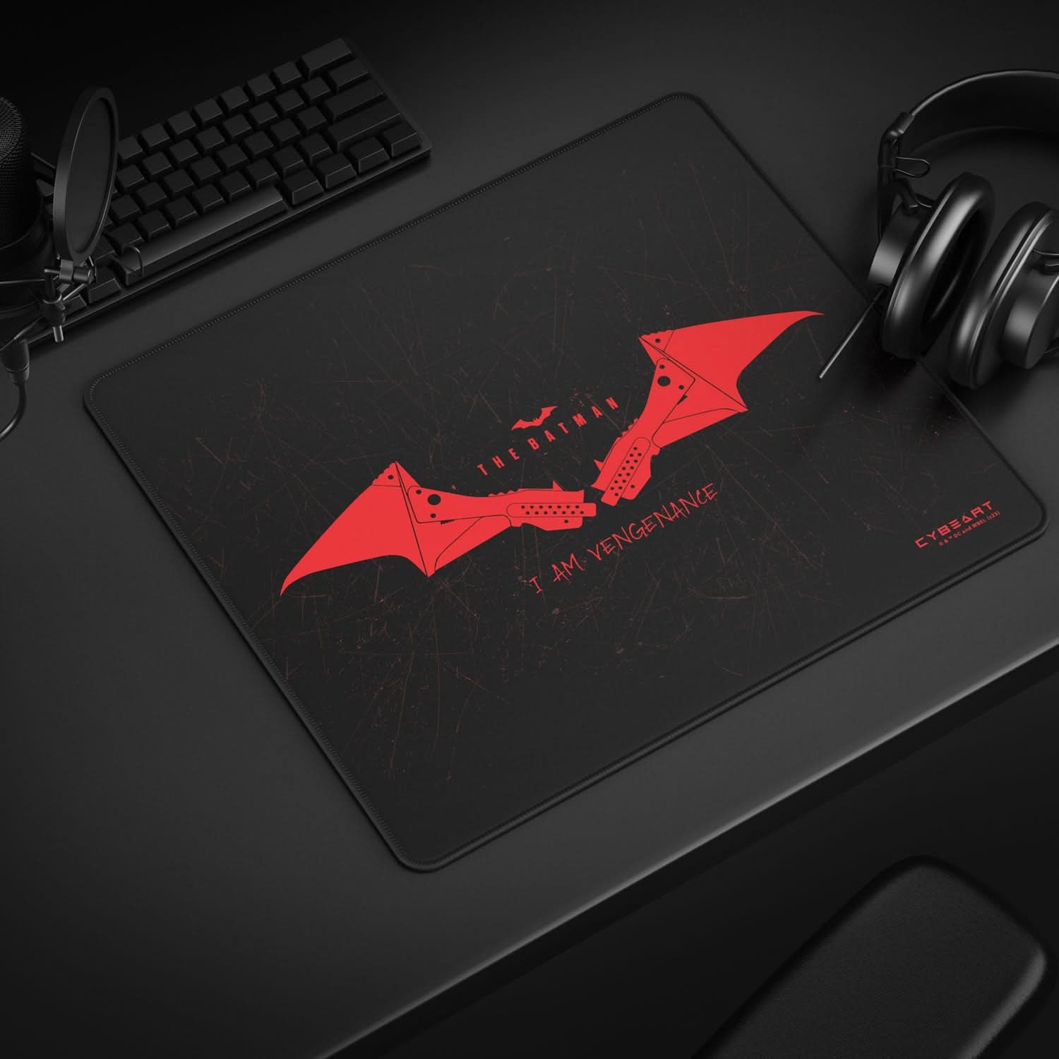 CYBEART THE BATMAN GAMING MOUSE PAD RAPID SERIES 450 MM (L CYBEART THE BATMAN GAMING MOUSE PAD RAPID SERIES 450 MM (L