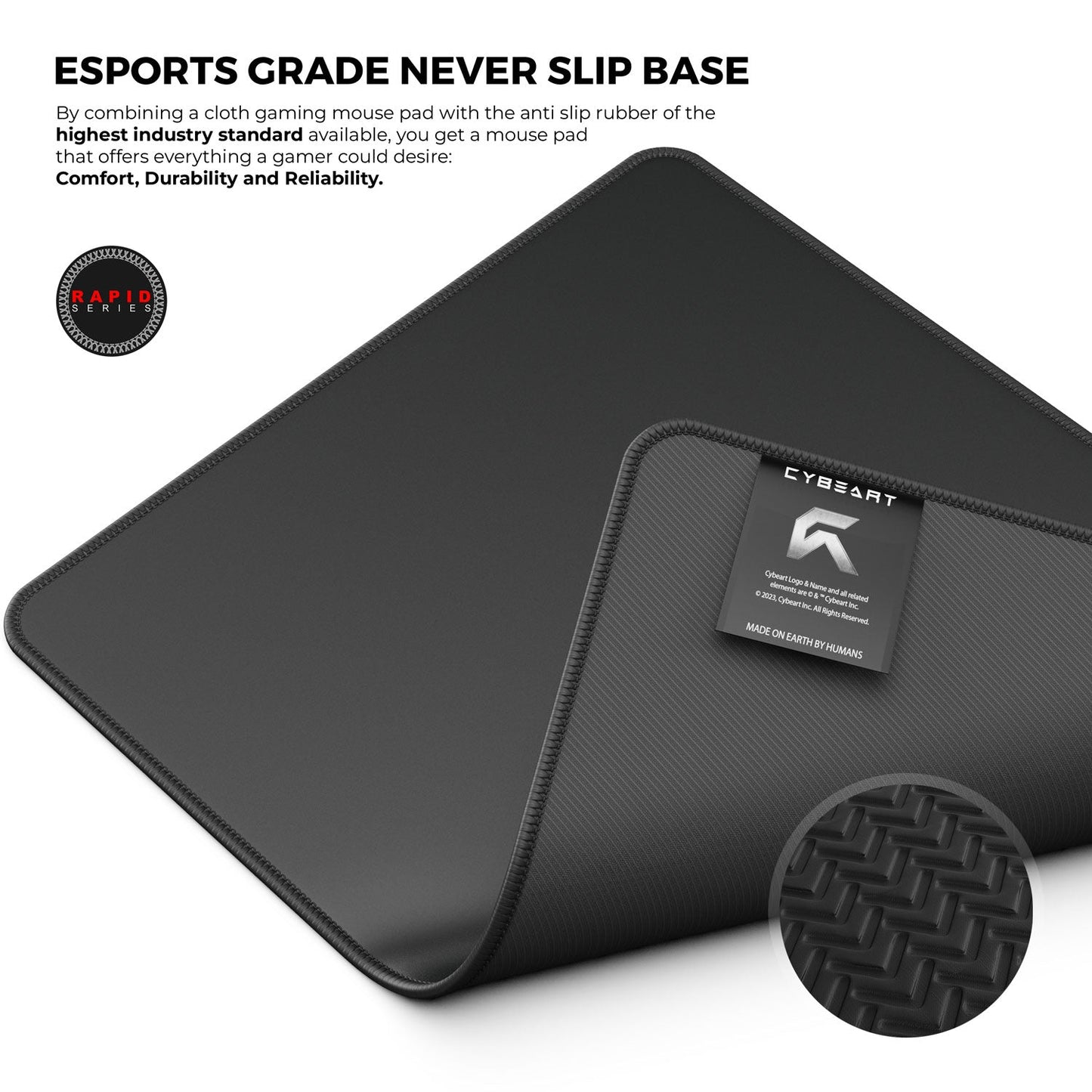 Ghost-(Black)-Gaming-Mouse-Pad-Rapid-Series-300-MM-(M)